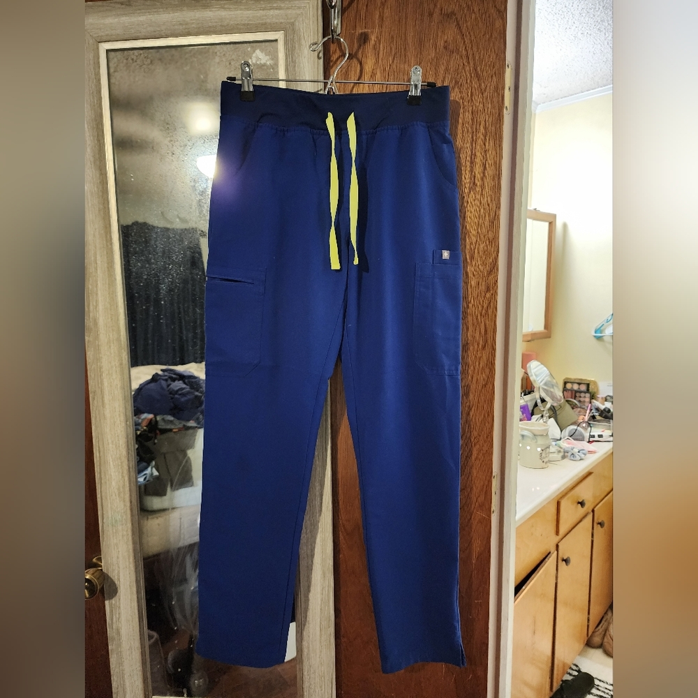 Figs electric blue pants